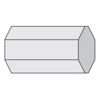Hexagonal finish Hexagonal finish pictogram