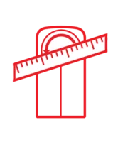 قياس زاوي pictogram