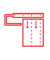 Cięcia seryjne Cięcia seryjne pictogram