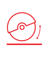 Efeito corte vertical pictogram
