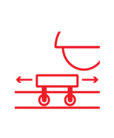 Mobile cart Mobile cart pictogram