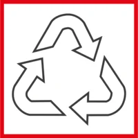 Material reciclado pictogram