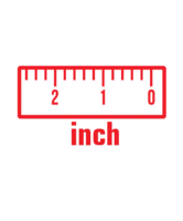 Inch Ruler pictogram