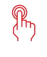 شاشة تعمل باللمس pictogram