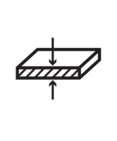 Cutting height icon — 15mm